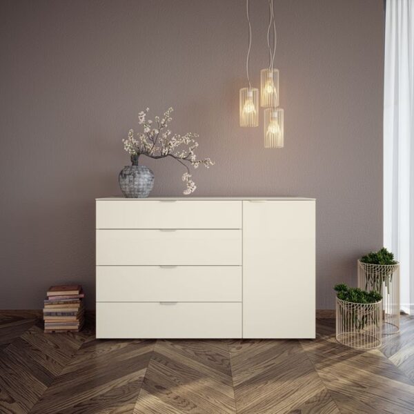 Jutzler commode wit glas - Afbeelding 4