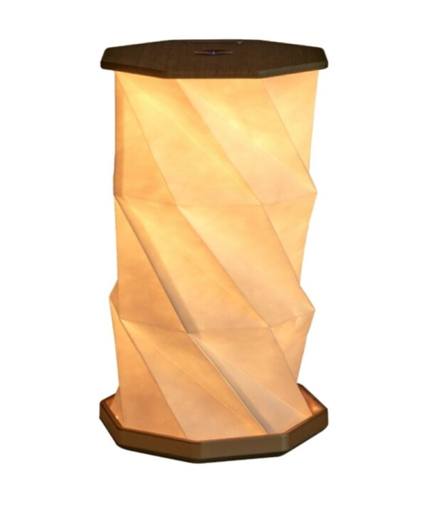 Twist hexagon lamp